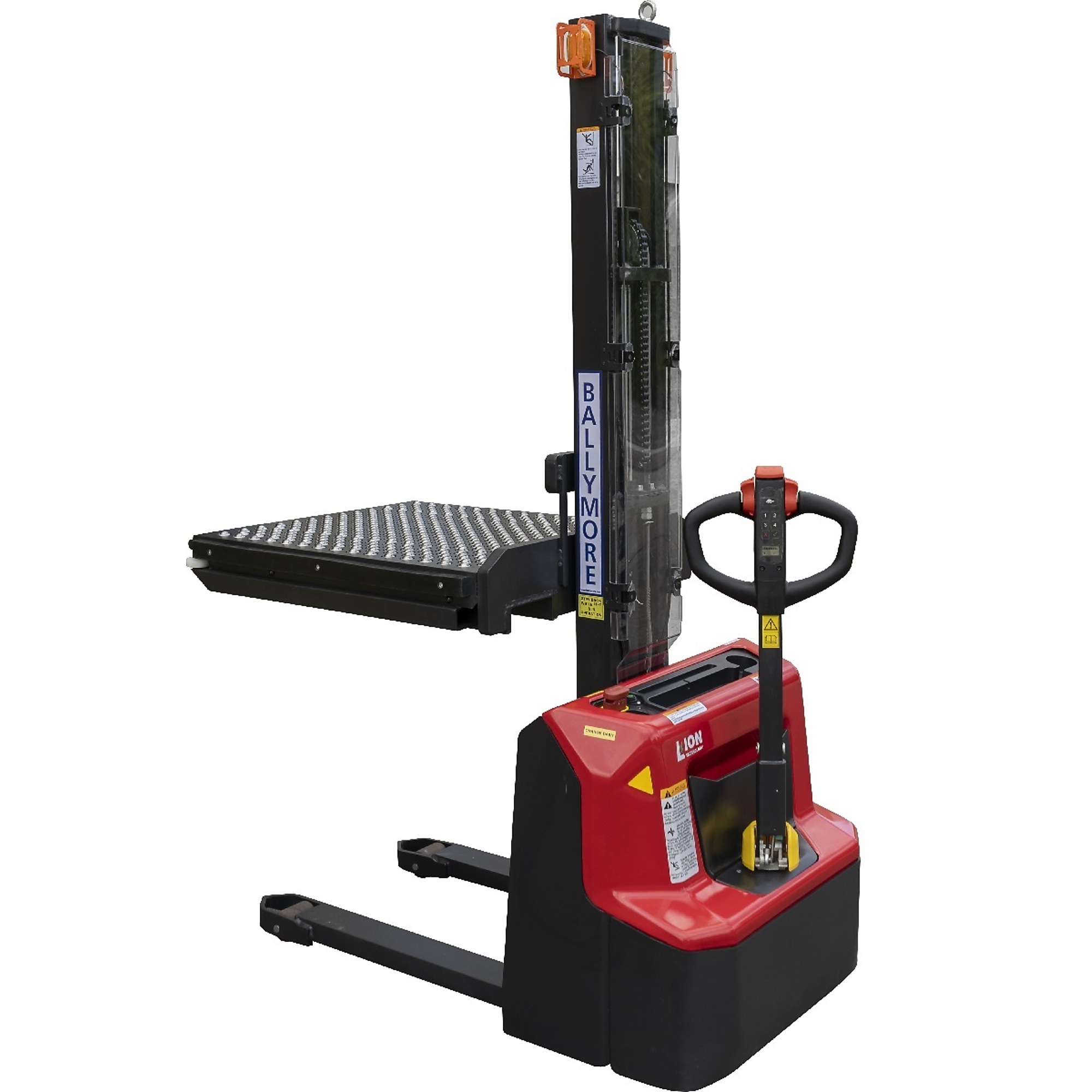 Ballymore, Drivable, All Directional Conveyor Table, Capacity 500 lb, Working Height 6 ft, Platform Height 72 in, Model# BALLAYPAL STK72BC-DRV